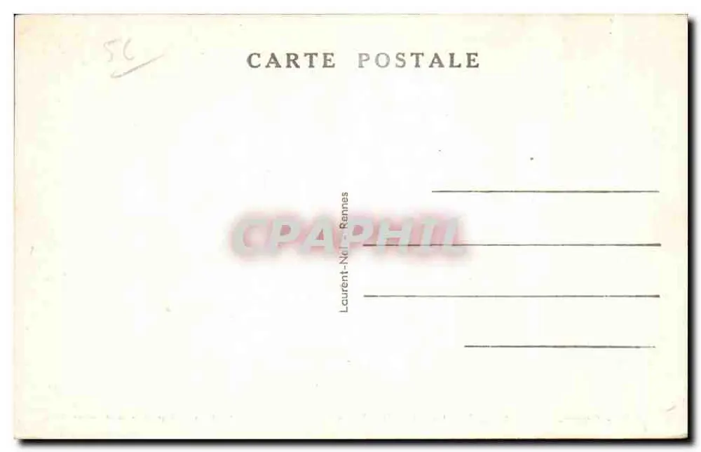 Heiliger Cornély und seine Ochsen — Carnac — Verlag Laurent-Nol, Rennes - Rückseite