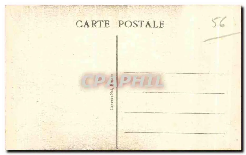 Carnac - Portal de la Iglesia — editor Laurent-Nel, n° 1018 - Reverso