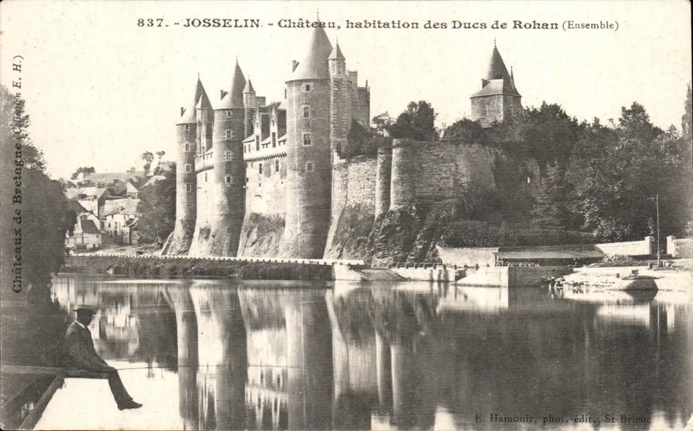 Josselin - Schloss, Wohnsitz der Herren von Rohan (Serie) — E. Hamonie, Fotoverlag, St Brieuc - Vorderseite