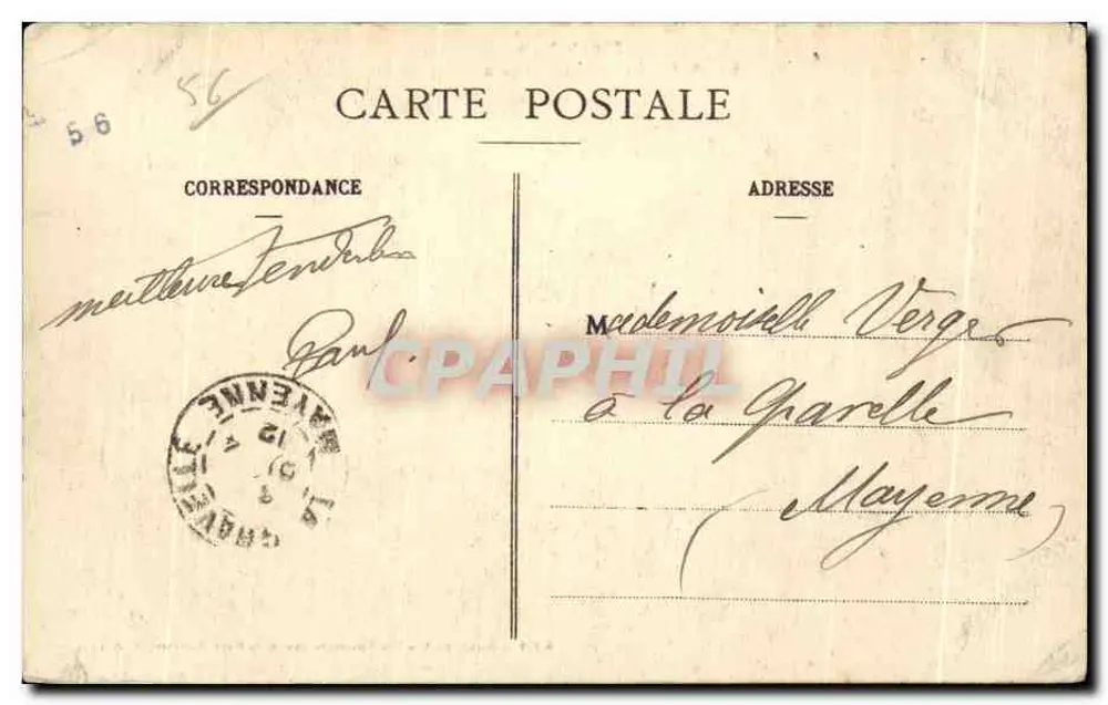 Josselin - O Castelo (fachada interna) — Morbihan — editor: Baillie, Josselin - Verso