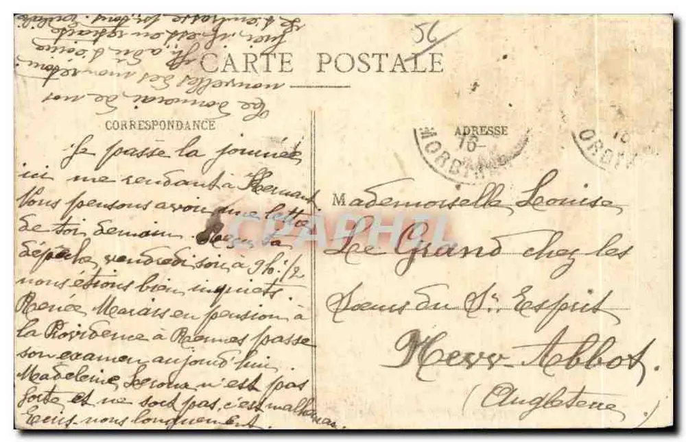 Josselin - O Castelo (Fachada interna) — Morbihan — editor: Ve Chamarré, rua da Estação - Verso
