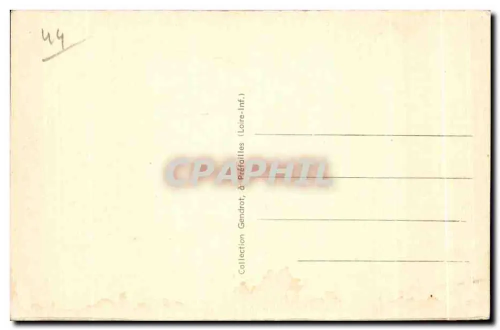 Préfailles — La Côte vers Saint-Gildas — Éditeur impr. Préfailles, n° 10 - Verso