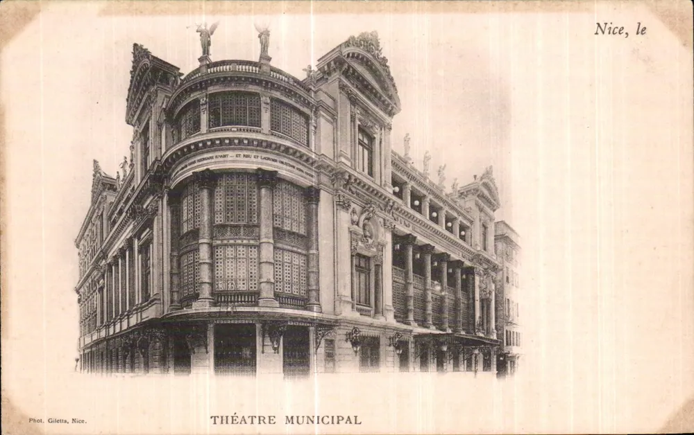 Teatr Miejski — Nice — Fot. Gilettà, Nice - Awers