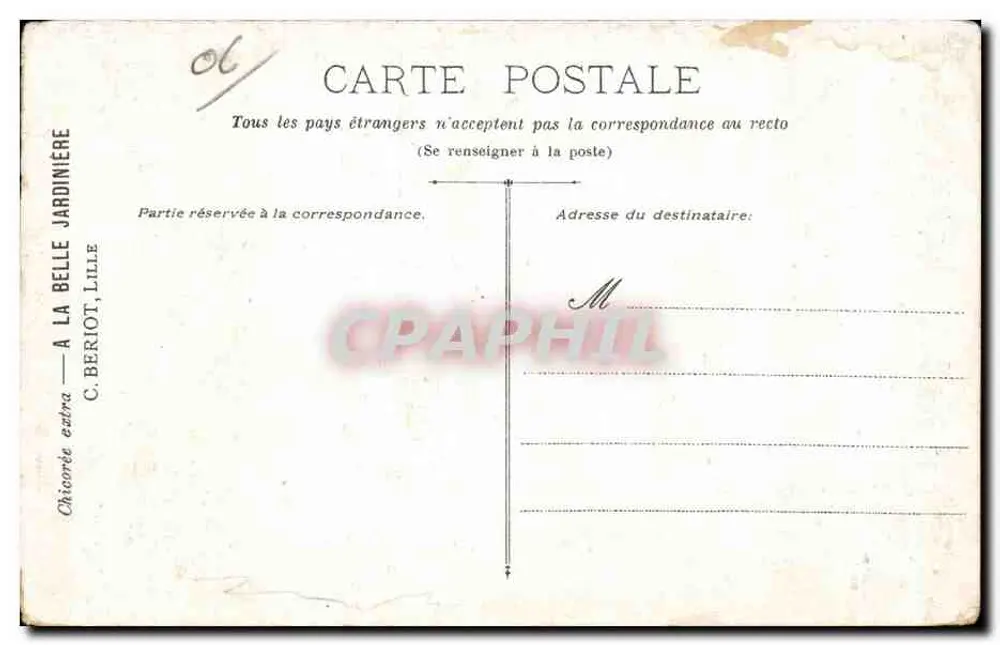 Nice - Les Nouveaux Jardins & Casino — Giletta-Foto, Nice - Rückseite