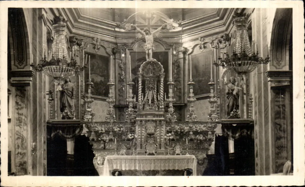Hauptaltar der Kirche Saint-Martin — La Brigue de Nice — Verlag FAVEX, Paris - Vorderseite
