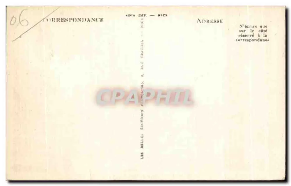 Nice — Das Palais der Mittelmeerküste und die Promenade am Pier — LL - Rückseite