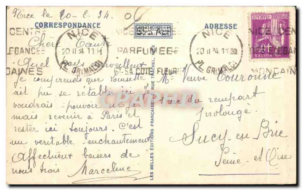 Karneval von Nice — JULOT ET TITINE (J. Bizel, constr.) — Aldia - Rückseite
