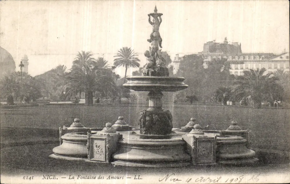 Nizza — La Fontaine des Amours — LL, n° 1141 - Voorkant