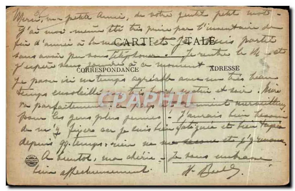 Nice — Jardin Public und Casino Municipal — Verlag unbekannt, Nr. 16 - Rückseite
