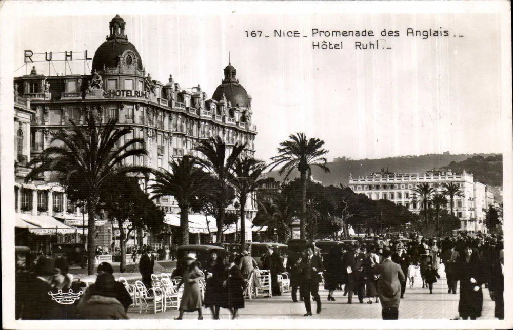 Nizza - Promenade des Anglais - Hotel Ruhl - Vorderseite
