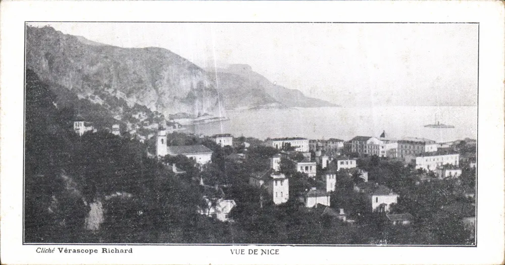 Ansicht von Nice — Cliché Vérascope Richard - Vorderseite
