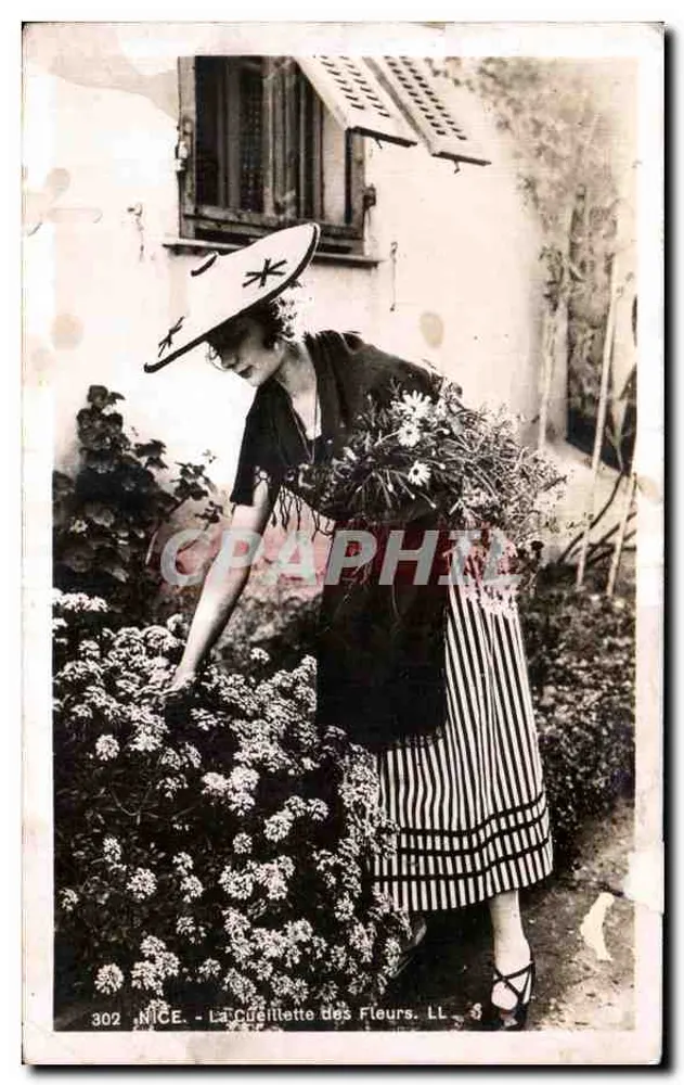 Nice - Die Blumenpflückerin - LL Nr. 302 - Vorderseite