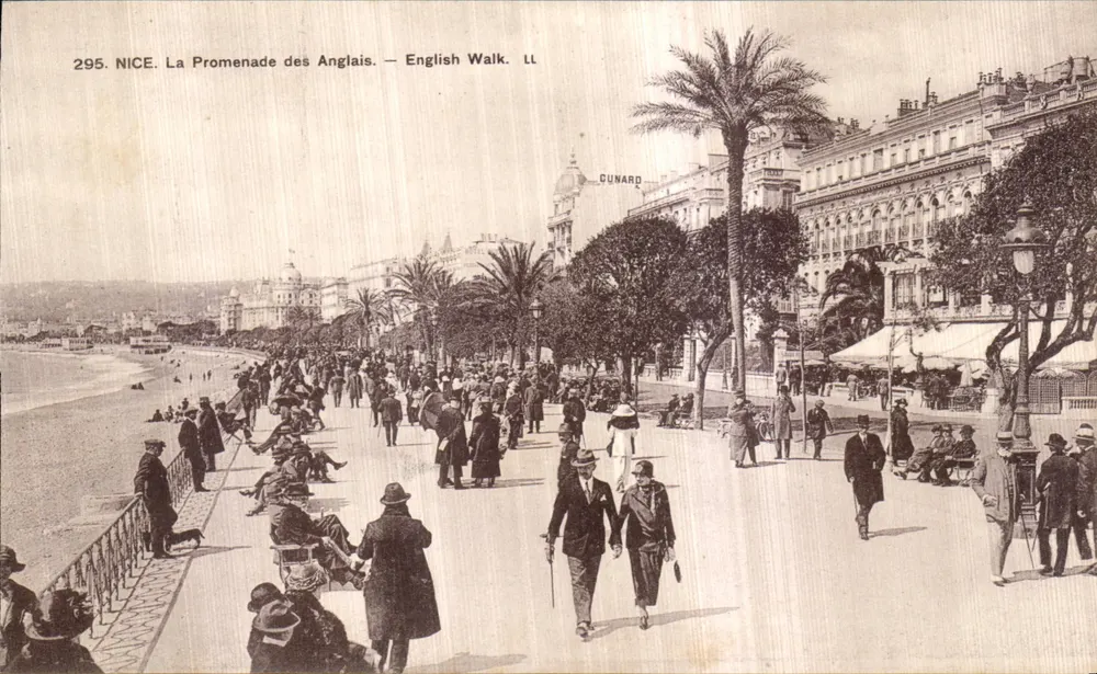 Nizza. Die Promenade des Anglais — English Walk — Cunard — LL 295 - Vorderseite
