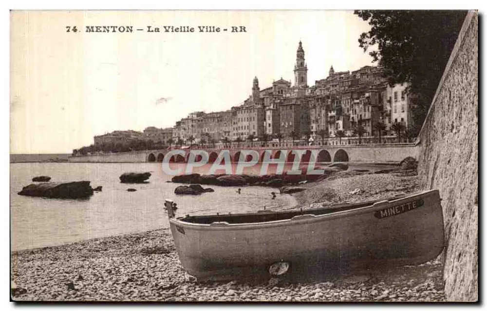 Menton — A Velha Cidade — RR - Frente
