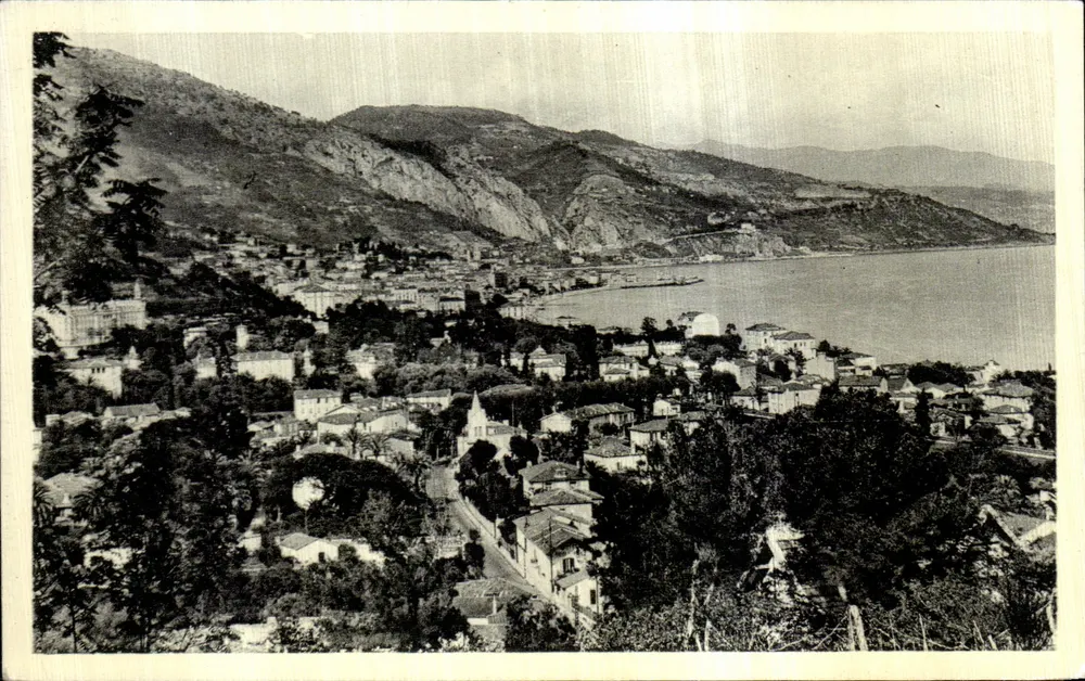 Menton — Viertel Carnolès — Cie des Arts Photomécaniques, Paris - Vorderseite