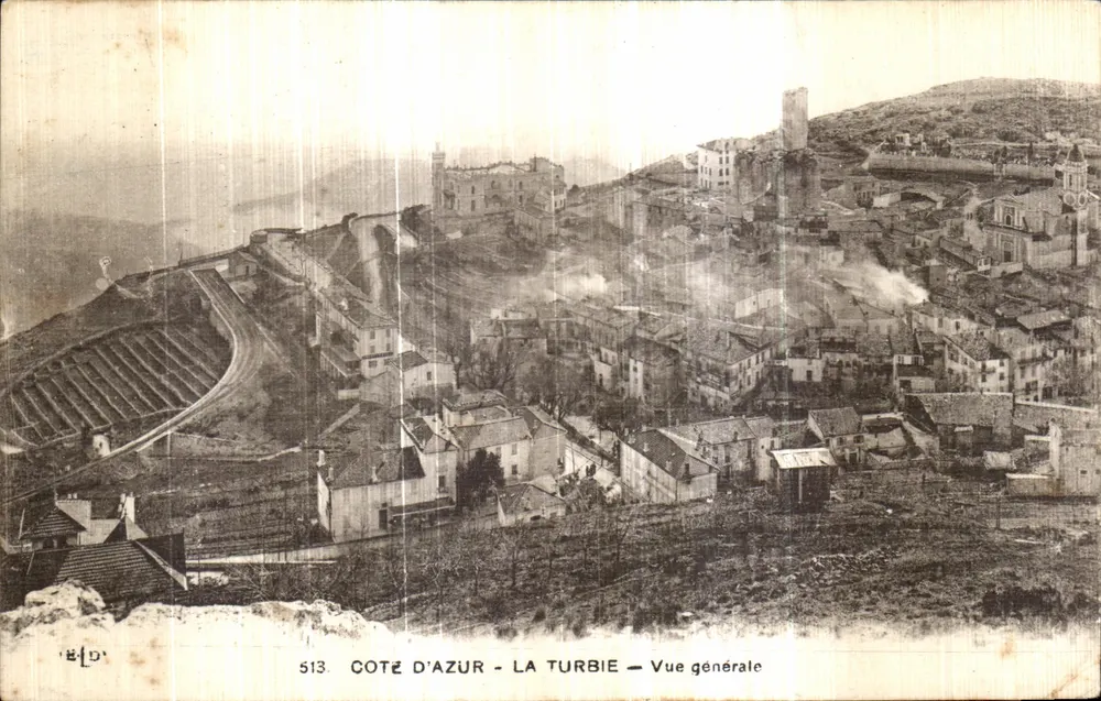 Côte d'Azur - La Turbie — Vue générale — éditeur IMPRIMÉ ILLUSTRÉ n°513 - Vorderseite
