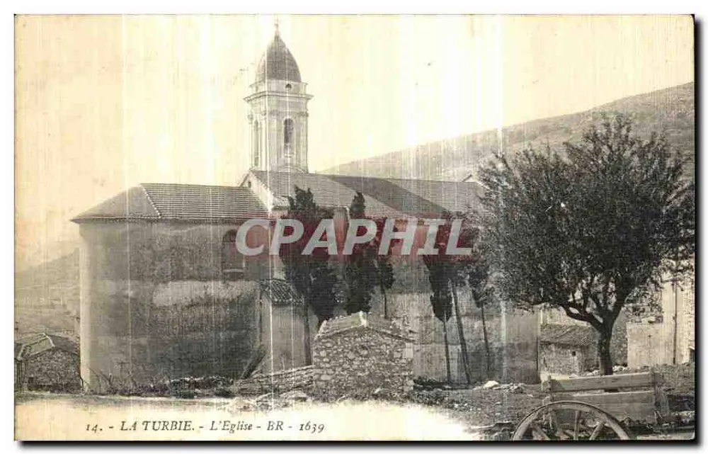 La Turbie - A Igreja - BR - 1639 - Frente