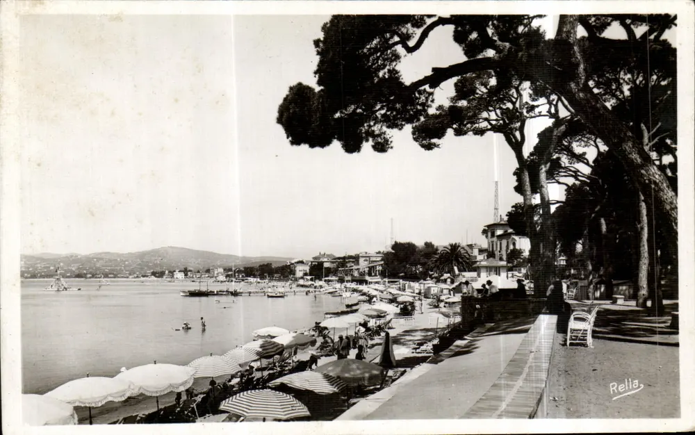 Juan-les-Pins — Die Pinewoods und die Strände — Rella - Vorderseite