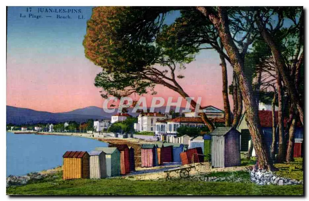 Juan-les-Pins — A Praia — editor LL - Frente