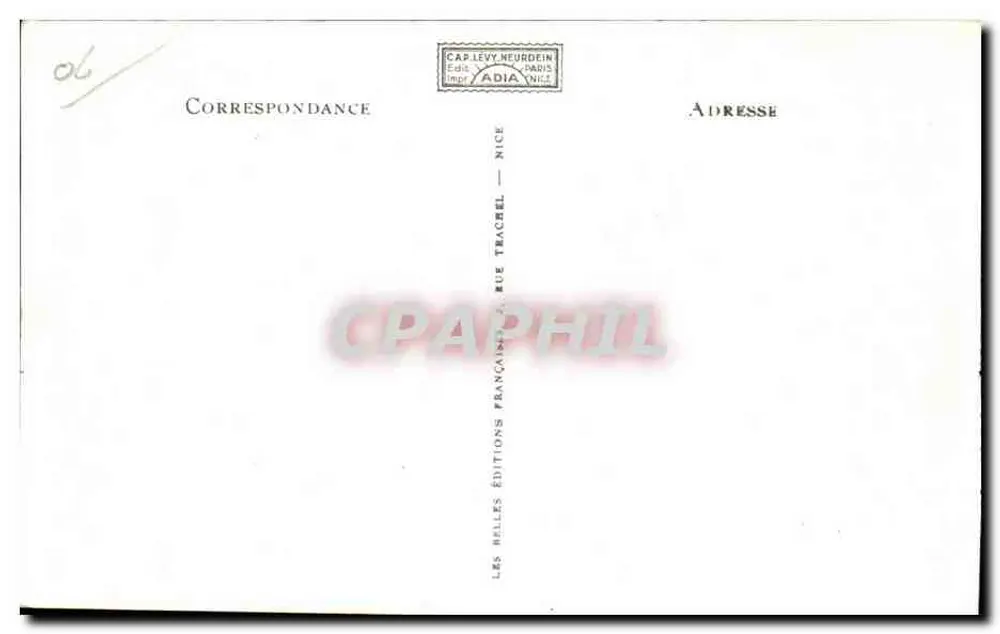 Grasse — Promenade du Cours und das Casino — Verlag Cap. Levy Neurdein, Nr. 2956 - Rückseite