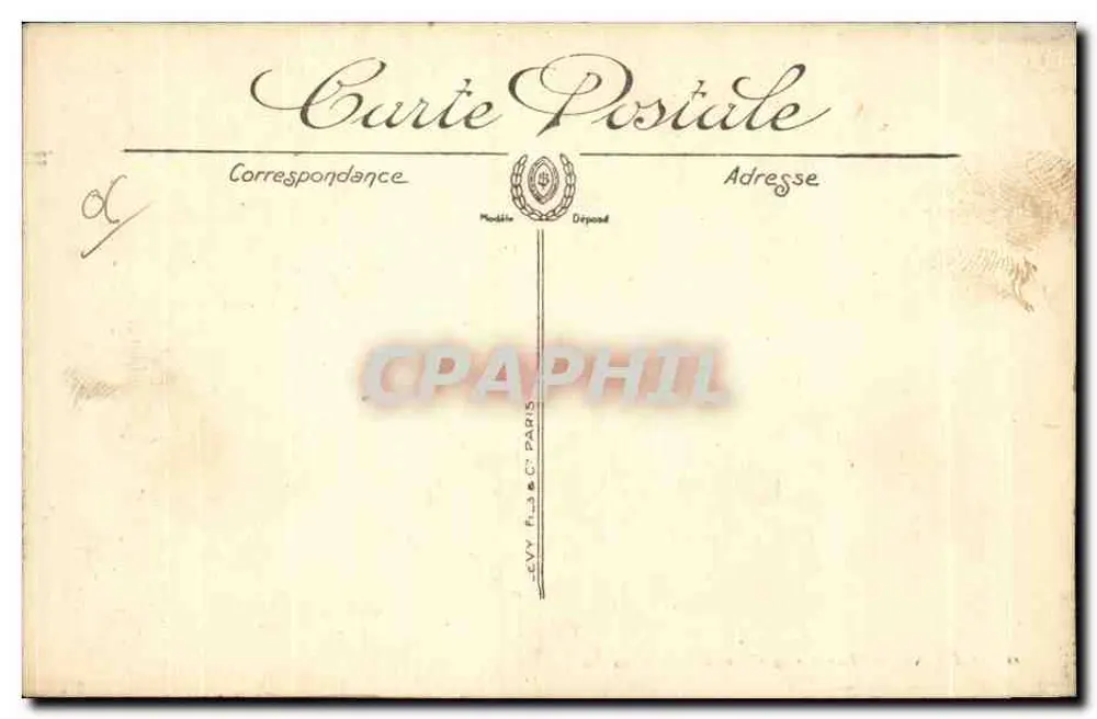 Grasse — Blick auf den Cours und das Casino — LL. - Rückseite