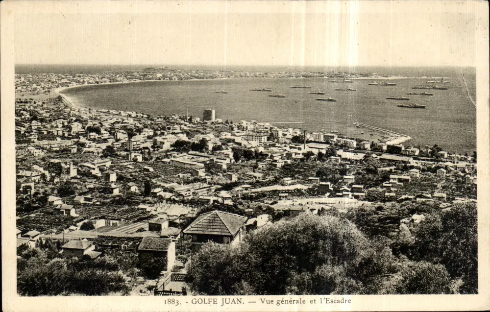 Golfe Juan — Allgemeiner Blick und die Flotte — Verlag La Cigogne, Nr. 5890 - Vorderseite