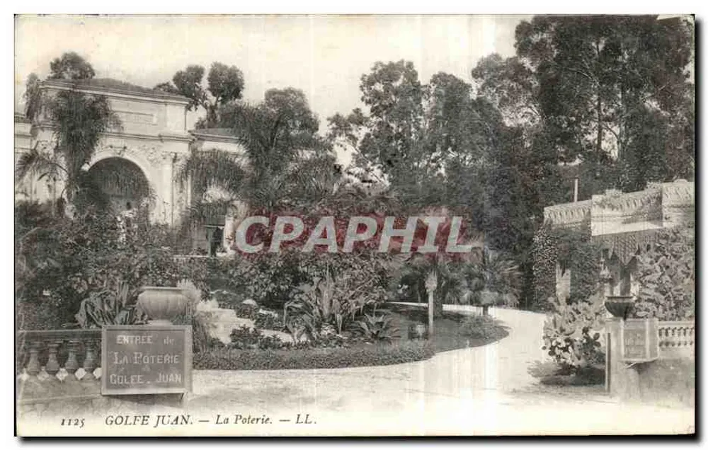 Golfe Juan — La Poterie — Entrada de La Poterie — LL. — n° 1125 - Frente