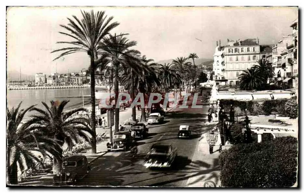Cannes — A Promenade de la Croisette — Edições d'Art - Frente