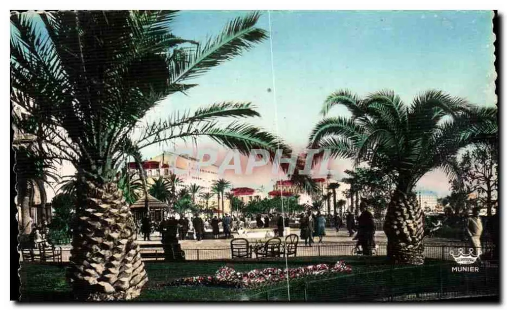 Cannes - Die Gärten des Casinos — Editions d'Art Munier, Nr. 134 - Vorderseite
