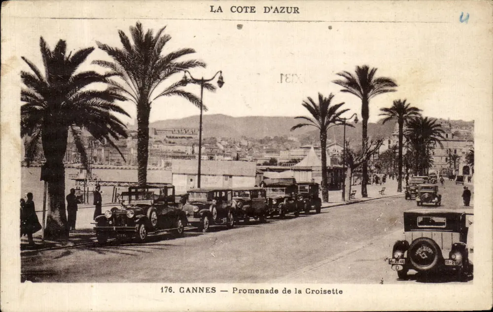 Cannes — Promenade de la Croisette — Verlag Munier, n° 176 - Vorderseite