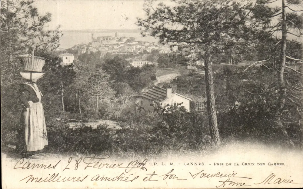 Cannes — Ansicht der Croix des Gardes — P. L. M. — Nr. 10 - Vorderseite