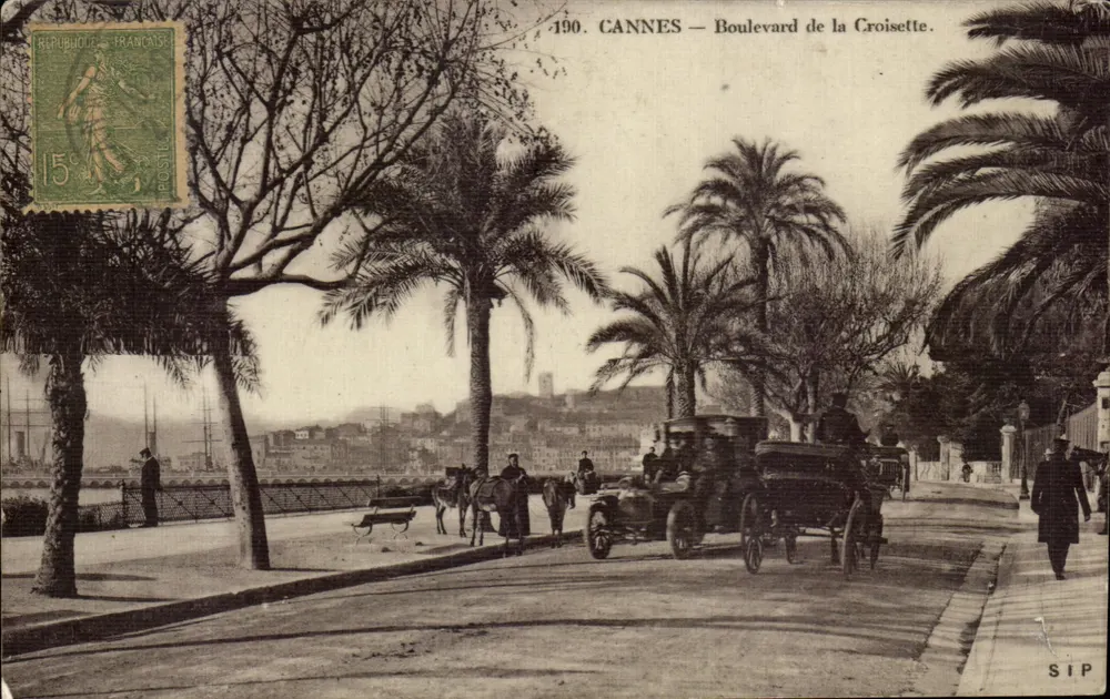 CANNES — Boulevard de la Croisette — Verlag SIP - Vorderseite