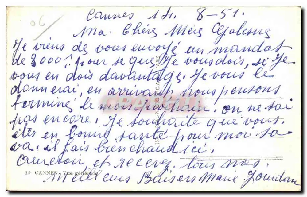 Cannes — Visão geral — CAP - Verso