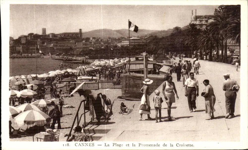 CANNES — Die Strandpromenade Croisette — Les Bpliès Éditions, Nr. 118 - Vorderseite
