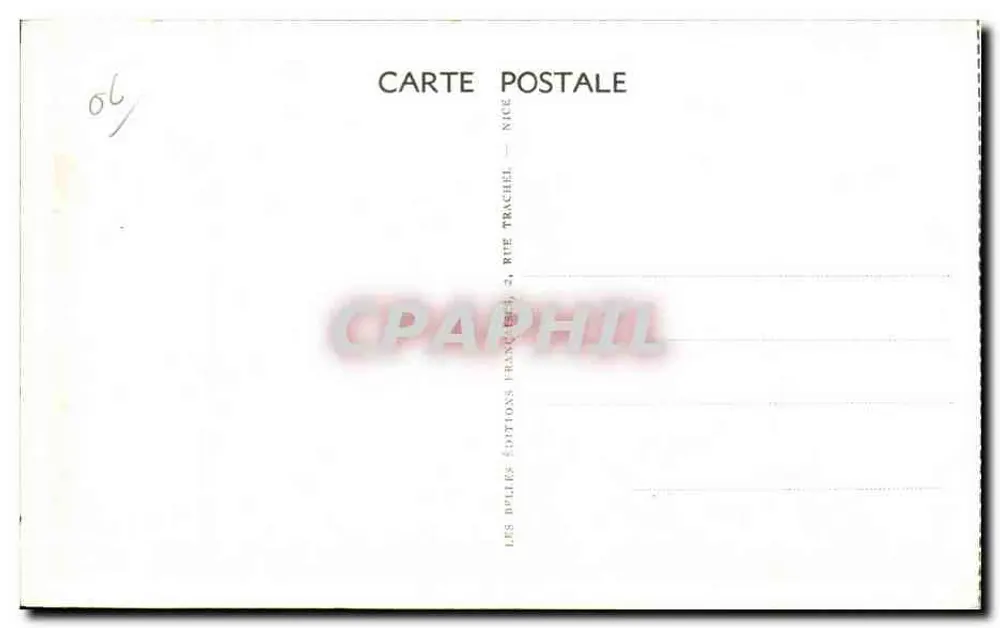 CANNES — Die Strandpromenade Croisette — Les Bpliès Éditions, Nr. 118 - Rückseite