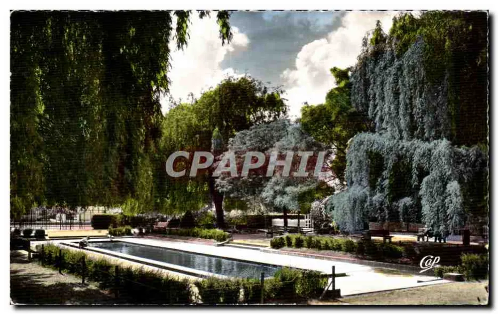 Piscina e trilhas do parque de Enghien-les-Bains — REAL-PHOTO, n°15 - Frente