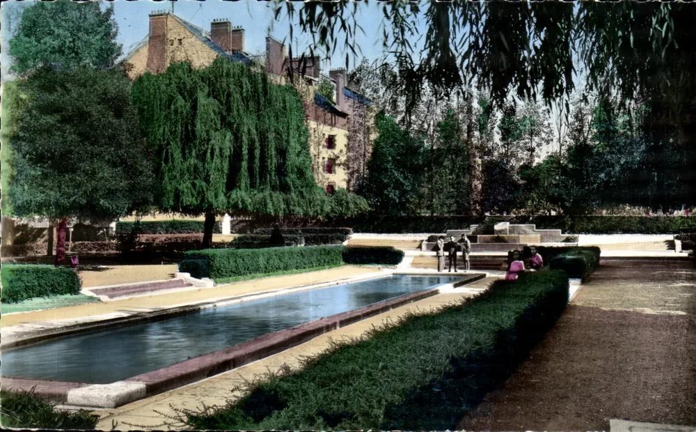 Der Jean Mermoz-Platz — Enghien-les-Bains — n° 4128 - Vorderseite