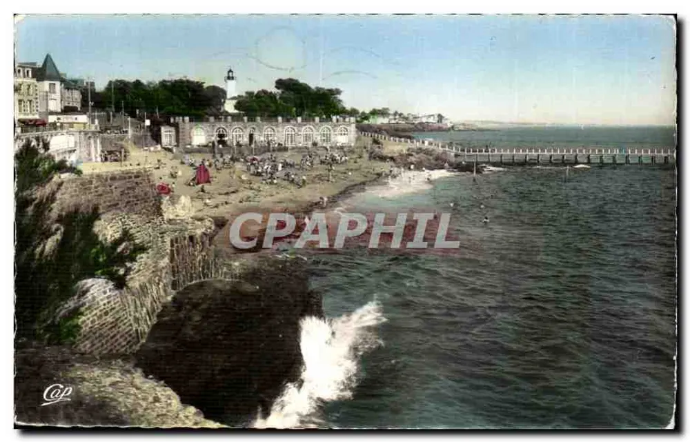 Côte de Jade - Pornic — Strand von Noéveillard mit der Mole — C.A.P. (n° 169) - Vorderseite
