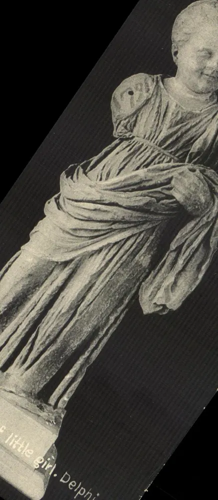 Statue einer kleinen Mädchen in Delphi — Verlag G. P. H. (Grapphil) — Seriennummer nicht sichtbar - Vorderseite