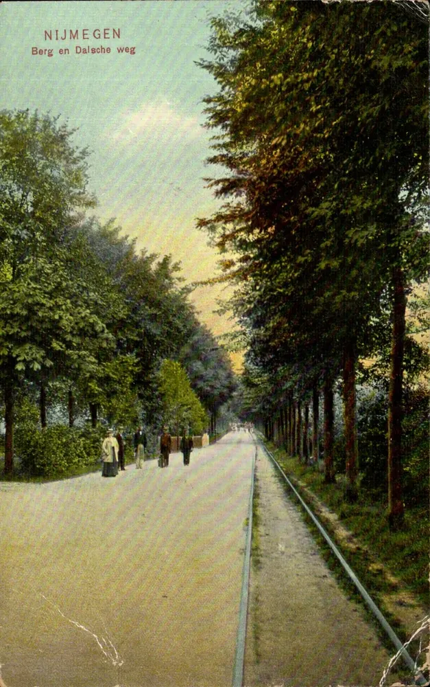 Nijmegen — Rua Berg en Dalsche weg — Dr. Trenkler Co., Leipzig 1905, Nym. 58 - Frente