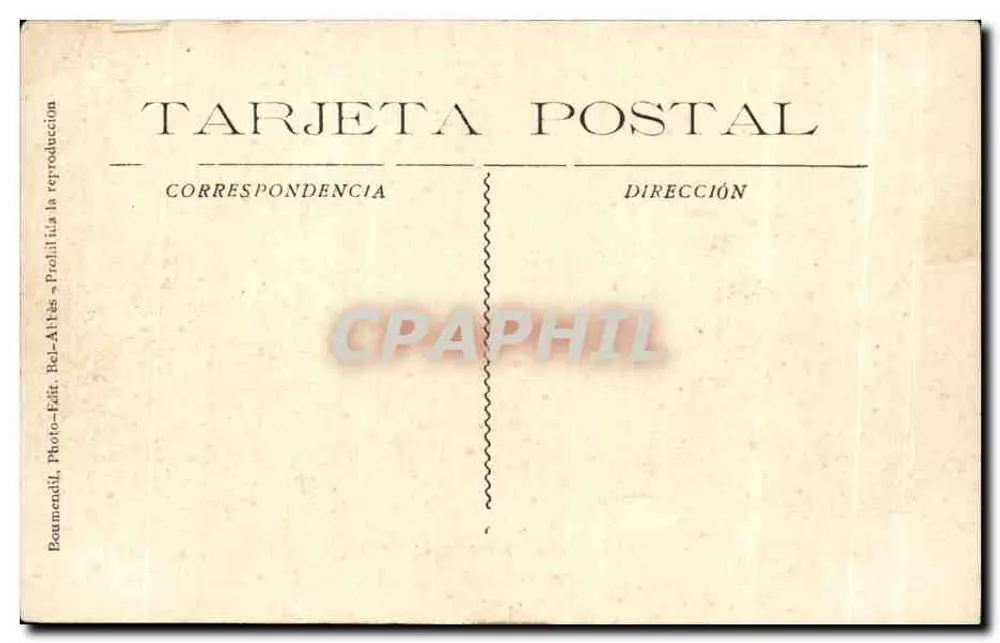 Retonda im Parque Hernandez — Kampagne von Melilla 1909 — Poumendil, Photo-Edit. Bel-Atlès - Rückseite