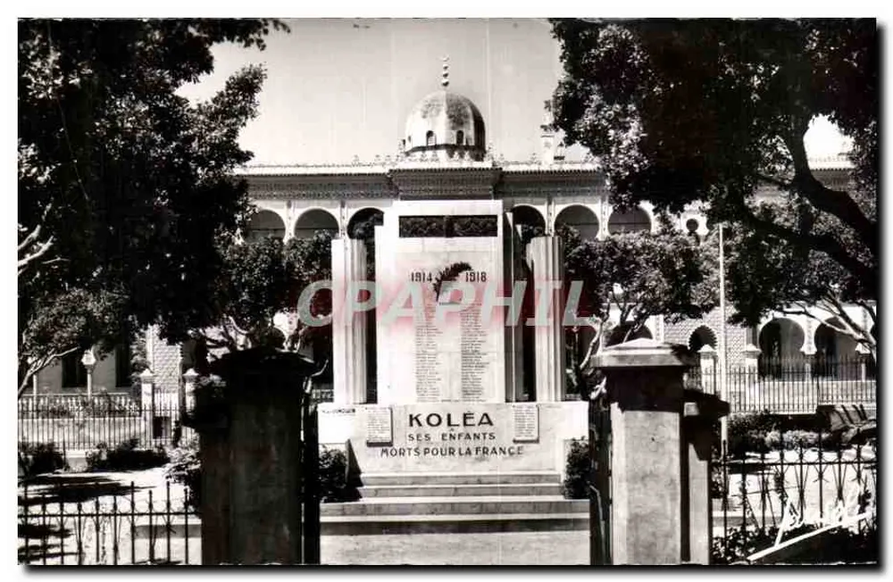 Koléa — Monumento aos Mortos 1914-1918 — Coleção Manzano - Frente