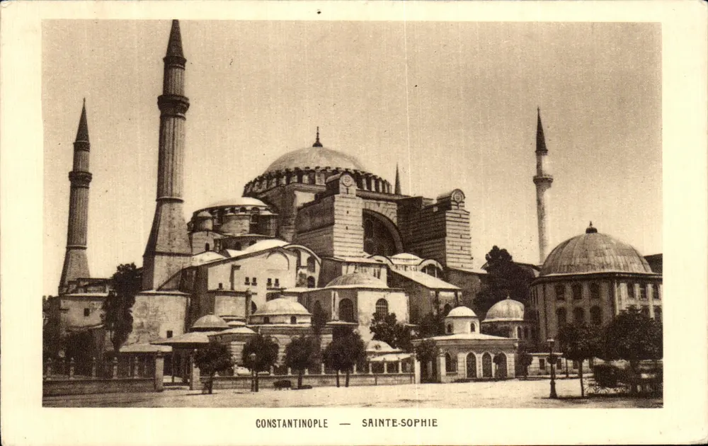 Konstantinopel — Heilige Sofia — Braun & Cie, Arch. 1882 - Vorderseite