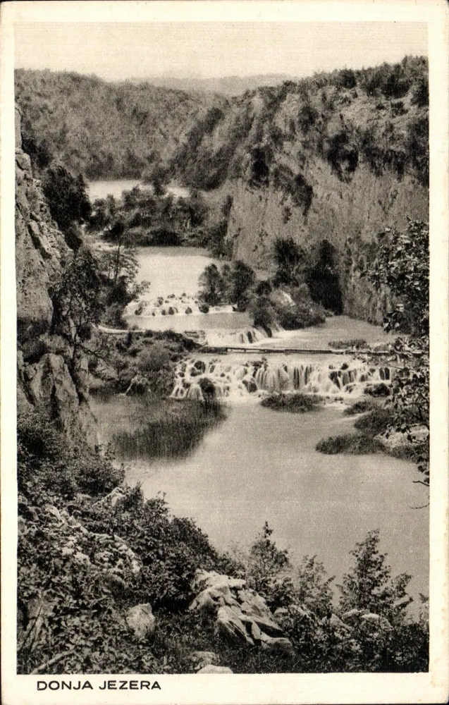 Donja Jezera — Wasserfälle und Seen — Foto Kušerić Nr. 26 - Vorderseite