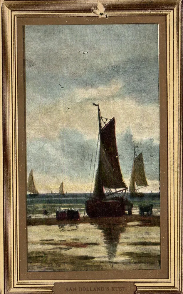 AAN HOLLAND'S KUST — zeeuwsch landschap — uitgever onbekend - Voorkant