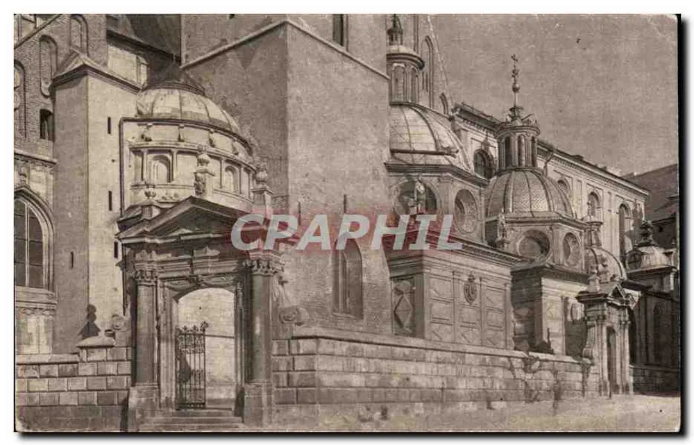 Kathedrale von Wawel — Kapelle — Rotogravur der Drukarni Narodowej in Kraków - Vorderseite