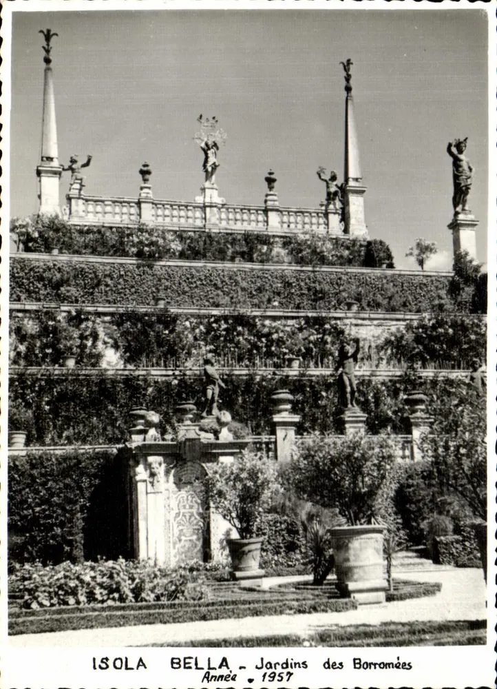 Isola Bella - Borromäische Gärten — Jahr 1957 - Vorderseite