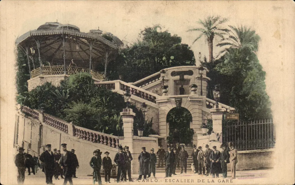 Monte-Carlo — Escada da Estação — Editor não identificado, número de série não visível - Frente