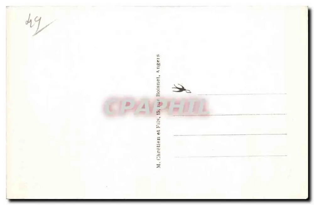 Beaupréau (M.-et-L.) — O Pequeno Seminário — Pátio Interno - Verso