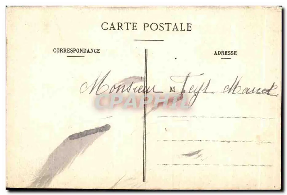 Infanterie — Die Oriestation — E. A. Paris, abgegeben - Rückseite